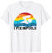 Lustiger Schwimmtrainer-Aufdruck I Pee In Pools T-Shirt