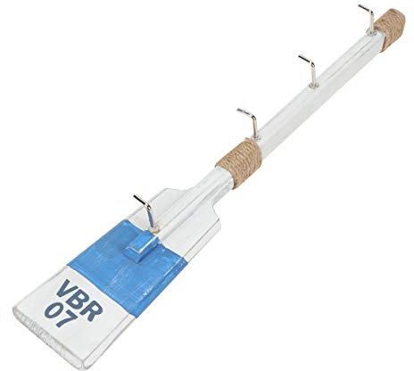 TOPBATHY Paddelhaken Hölzernes Paddel Paddel Nautische Wand Ornament Nautischen Eingangsbereich Haken Nautischer Haken Zum Aufhängen Ruder Ornamente Strand Türhaken Holz Wandbehang