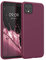 kwmobile Hülle kompatibel mit Google Pixel 4 Hülle - weiches TPU Silikon Case - Cover geeignet für kabelloses Laden - Bordeaux Violett