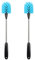 Bottle Brush Cleaner - 38cm Stainless Steel Long Handle Bottle Brush Cleaner for Mugs, Coffee Mugs, Wine Glasses, Food Jars, Glassware, Wake-Ups, Kitchen Scrubbing Brush, Blue