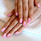 AiN Katy - blossom pink kurz - nägel zum aufkleben - 24 Stück - press on nails long - fertig zum aufkleben - selbstklebend set - lang rosa schwarz rot - künstliche fingernägel zum aufkleben