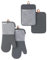 KitchenAid Ofenhandschuhe & Topflappen Set I je 2 Stück I Silicon beschichtet I 2X Oven Mitts & 2X Pot Holders I Baumwolle/Silicon (GRAU)