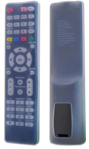 JCMOYUTY for GE Uiversal Remote Cover, Case for Magnavox, RCA, JVC, TCL, Westinghouse, Philips, Panasonic, Hitachi, Hisense, Seiki, Sanyo, Insignia, Haier TV RC-G008 Remote Replacement Sleeve