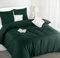 Utopia Bedding Bettwäsche 200x200 Set - Mikrofaser Bettbezug 200x200 cm + 2 Kissenbezüge 80x80 cm - Smaragd