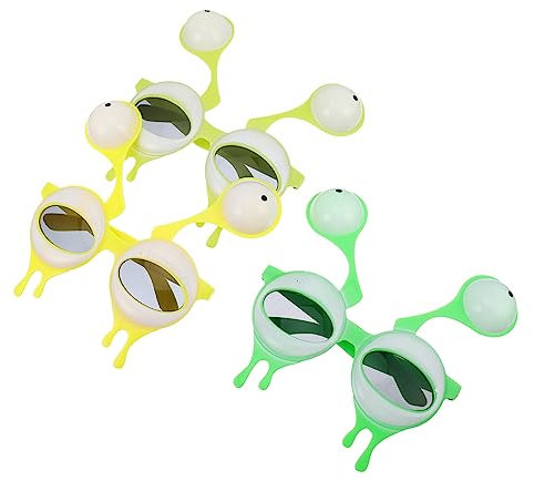 VILLFUL 3 Paare lustige Partybrille Knifflige Party-Fotoautomaten-Requisite Sonnenbrille für Kinder kinderferngläser kinder ferngläser kreative Brillen dekorative Brillen