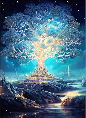 Arbre Lumineux – Puzzle en Bois de 3000 pièces – Puzzle Amusant à Faire soi-même pour Adultes