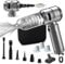 Kevsuvqin 4-IN-1 Handstaubsauger Akku, 21KPA Handstaubsauger Stark mit BürstenlosemMotor, 3 Stufen Einstellbar, Mini Handstaubsauger Kabellos, Druckluftspray Elektrische Staubgebläse für Auto, PC