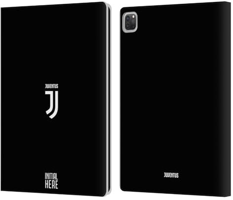 Head Case Designs Licenza Ufficiale Personalizzata Personale Juventus Football Club Cresta Semplice Grafiche Custodia Cover in Pelle a Portafoglio Compatibile con Apple iPad PRO 13 M4 2024