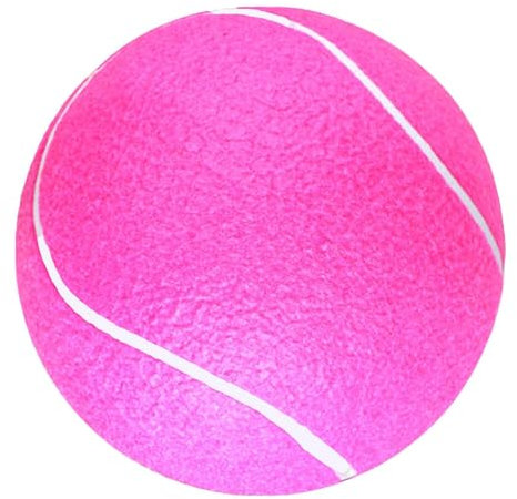 Sulxyi Inflatable Tennis Ball, Giant Tennis Ball, Large Tennis Balls, Big Tennis Ball, Oversize Tennis Ball, Giant Inflatable Design Easy Inflation and Deflation for Children, Adult, Pet