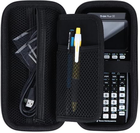 Peyyargo Hart Schutzhülle kompatibel mit Texas Instruments TI-84 Plus CE-T/TI Nspire CX II FC/TI-83/ TI 84 Plus CE/Nspire CX-CAS/TI-82 /TI 89 Titanium Grafischer Taschenrechner