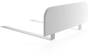 regalik Barandilla de Cama Infantil 60x20 cm – Blanco – Protección anticaídas Estable sin taladrar – Barandilla de Cama de Laminado – Fácil instalación Debajo del colchón