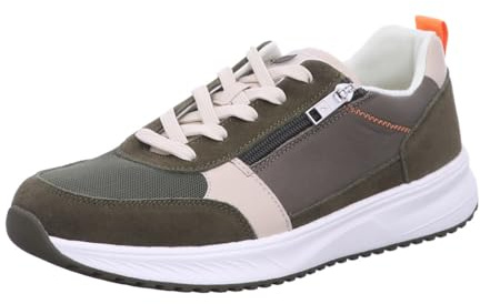 Waldläufer 784001-101 Velours MESH Flat Oliv Oliv BEIGE Gr. 47