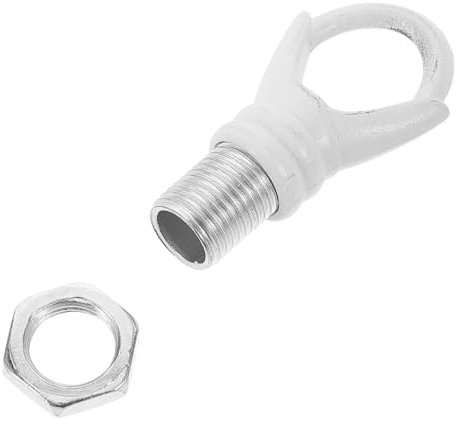 Zerodeko Deckenlampe Gewindering Lampenschirmhalter für DIY Hängelampe Weiße Ösenmutter Befestigung für Vielseitige Anwendungen Wohnräumen zu Installieren