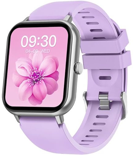 TAOLOON Reloj Inteligente Mujer Smartwatch con Llamada: 1.83'' Digital Smart Watch con Bluetooth Impermeable IP67 Pulsómetro/Monitor de Sueño 123 Deportivos Pulsera Actividad para iPhone iOS Android