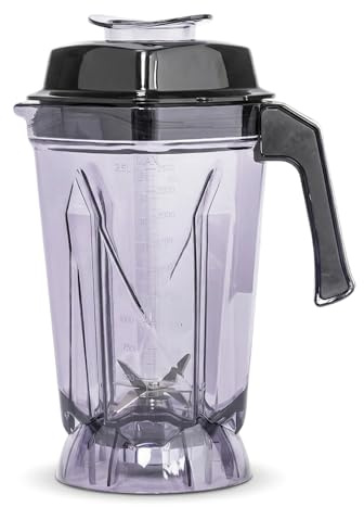 2.5 Liters Replacement Blender Jug Compatible, Pitcher Container Transparent Container for Smoothies Soups Frozen Fruit,for Buffalo DR825 CR836 CY140 CY141 for use with Centre-Hole Needle Bases Only