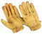 Motorradhandschuhe Leder Retro Old School Cafe RacerChopper, XL, Beige