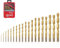flintronic Bohrer für Beton, Hammerbohrer, HSS Steinbohrer 19 Stück (1mm~10mm), E Metallbohrer, Bohrer-Set, Bohrer Werkzeuge zum Bohren von Löchern in Beton, Keramikfliesen, Stein, Holz, Metall