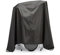 QEES Drum Set Dust Cover, Electronic Drum Kit Water-Resistant Nylon Cover With Sewn-in Weighted Corners, Drum Sets Accessories JJZ1426, Black (80 x 108 inches)