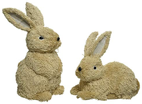 Kaemingk frühlingshafter putziger Deko-Hase Osterhase hockend oder liegend aus weicher Jutekordel Preis für 1 Stück