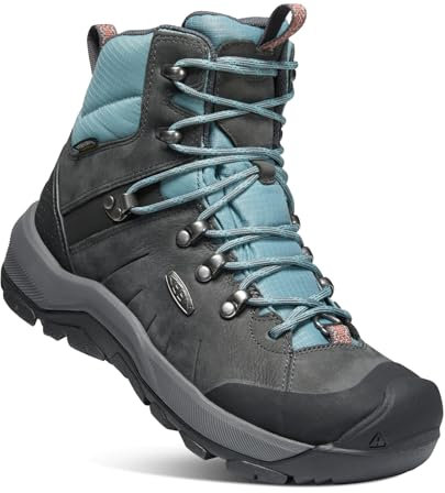 KEEN Damen Revel 4 Mid Polar Schneestiefel, Grau, 35 EU