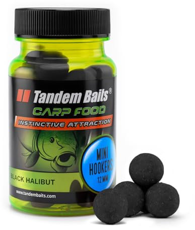 Tandem Baits Carp Fishing Hook 12mm 50g Black Halibut