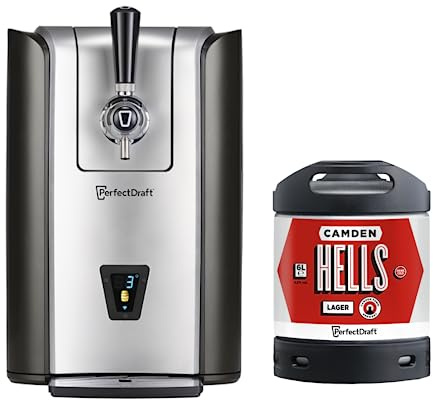 PerfectDraft Pro beer bundle with Camden Hells 6L keg.