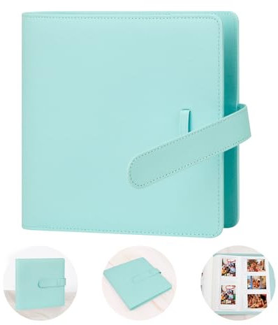 Álbum de Fotos 360 Bolsillos para Fujifilm Instax Mini 12 11 9 8+ 8 40 LiPlay Cámara Instantánea, Polaroid Snap/PIC-300 SocialMatic Cámaras Instantáneas & Zip Impresora Instantánea(Verde)