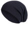 SERIMANEA Mütze Herren Mütze Damen - 100% Merinowolle - Beanie Herren - Slouch Beanie Wollmütze Herren - Mütze Dunkelblau Herren
