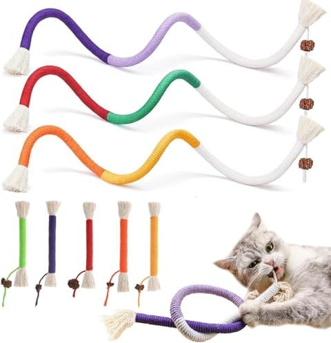 Sazhdmo Katzenminze Sticks, 26 StückKatzen Kauhölzer Sticks für Katzen Zahnpflege & Gegen Mundgeruch,Indoor-Katze interaktive Katzenspielzeug für Katzenzähne Reinigung, Stressa bbau und Kauen