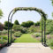 AJTXCSFOQL Arco Rampicanti Archi Giardino 120 180 200 240, Sostegno Pergolato in Metallo per Rose Fiori Piante Vite, Supporto per Decorazioni Nozze Esterni e Interni(Black,W160 x H230 x D40 cm)