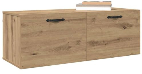 vidaXL Wandschrank 100 x 36,5 x 35 cm Holzwerkstoff Artisan-Eiche
