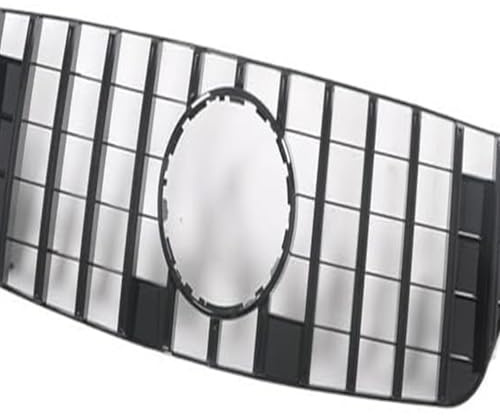 Auto-Kühlergrill Für Benz Für W164 Für ML350 Für ML450 2009 2010 2011 Auto Obere Haube Mesh Grid Front Stoßstange Grille Kühlergrills(Schwarz)
