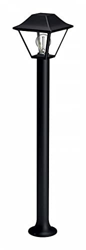 Philips Alpenglow Außenleuchten, E27-Fassung, wasserfest, schwarz, IP44, wetterfest, 17.399999999999999 x 17.399999999999999 x 89.87 cm