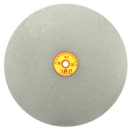 Sourcingmap 250mm 10-inch Grit 180 Diamond Coated Flat Lap Disk Wheel Grinding Sanding Disc