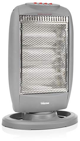 Tristar Stufa Elettrica Alogena KA-5024, 1200 watt, 3 impostazioni, Nero