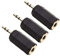 Keple Adattatore da 3,5 mm a 2,5 mm, 3,5 mm Femmina a 2,5 mm Maschio Adattatore jack stereo per cuffie, connettore cavo audio AUX per (adattatori da 3)