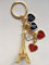VIANAYA Porte Clef Paris Tour Eiffel en métal - modèle Tour Eiffel + Paris en Lettres - Hauteur de la Tour Eiffel 6CM