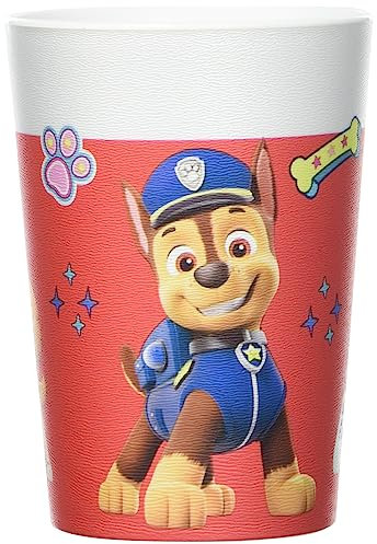 Procos 92850 - Mehrwegbecher Paw Patrol, 2 Stück, Fassungsvermögen 230 ml, wiederverwendbar, Partygeschirr