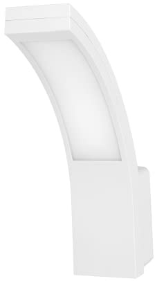 Adviti Pixyt LED-Wandleuchte, 10 W, 800 lm, IP54, 4000 K, modernes Design, wasserdicht (weiß)