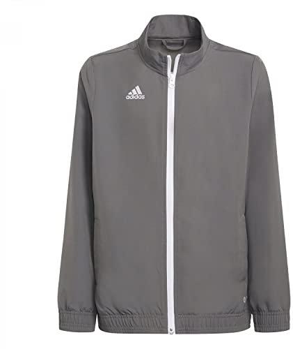 adidas Unisex Kinder Entrada 22 Presentation Jacket, Team Grey Four, 7-8 Years