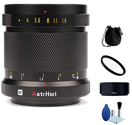 AstrHori 75mm F4 Medio Formato Messa a Fuoco Manuale Prime Ritratto Obiettivo per Fujifilm GFX per Fuji G Mount Camera GFX50S GFX 50R GFX100 GFX100S