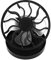 AVIDYA 1 Pieza Mini Ventilador PortáTil Solar para Escalar Ventilador de RefrigeracióN para Campamentos Desierto Mano Sombrero Gorra Ventilador