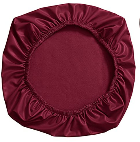 YOPOIY 1 Stück PU Leder Bezug für Bürostuhl, Wasserfeste rutschfest Sitzbezug Stretch Wasserdicht Ölfest Drehstuhl bezug mit Elastischer Unterseite -rot