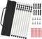 Daromigo 8er Set Teleskopstange Aluminium Verstellbares Teleskop 90-230 cm Zelt-Teleskopstangen Zeltstangen mit Aufbewahrungstasche für Vorzelt Wohnwagen Camping Planen