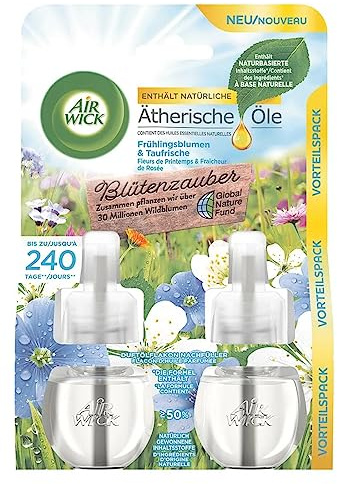 Air Wick Blütenzauber Duftölflakon Nachfüller 2x19ml Frühlingsblumen&Taufrische