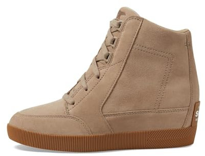 SOREL Out N About - Stivali da donna con zeppa, Omega Taupe, Gomma 2, 10.5