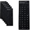 KGDUYC 7 Stück deutsche Tastaturaufkleber, Tastaturaufkleber, deutsche Ersatzaufkleber mit weißen Buchstaben, passend für Jede Standard-Tastatur
