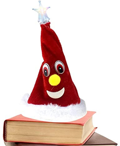 Singender Weihnachtsbaum Lustiger Schwingender Weihnachtsbaum Tanzender Weihnachtsbaum Singender Weihnachtsmütze Ornament Dekoration Elektrische Animierte Musik Weihnachtsmütze Baumspielzeug