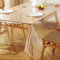 HDKAJL Tischdecke Durchsichtig 90x160cm, Tischfolie Transparent 0,2mm Klarsicht Tischdecke Transparent Schutzdecke Glasklar Durchsichtig Klarsichtfolie Tischschutz für Küche Zuhause Picknick Outdoor