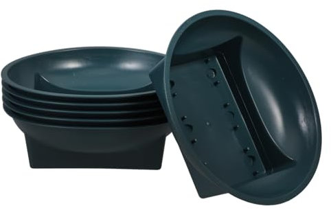 Milisten 6 Pièces Pots De Jardinage Inserts De Vase Funéraire De Cimetière Bol De Jardin Support De Cimetière Vase De Cimetière Bols Floraux pour Fleurs Bol Planteur Vase Conique Tombe
